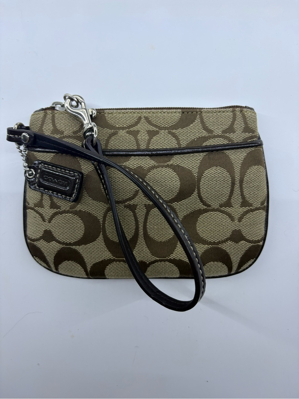 Coach Signature Wristlet - Picture 2 of 8
